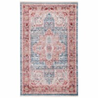 SAFAVIEH Kenitra Collection KRA659M Blue / Red Rug 3' x 5'
