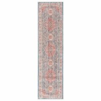 SAFAVIEH Kenitra Collection KRA672M Blue / Ivory Rug 2' 2 x 8'