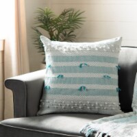 SAFAVIEH Billi Pillow Beige / Teal