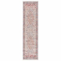 SAFAVIEH Kenitra Collection KRA662F Grey / Blue Rug 2' 2 x 10'