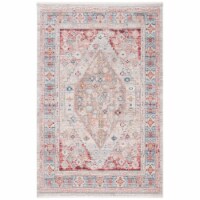 SAFAVIEH Kenitra Collection KRA662F Grey / Blue Rug 4' x 6'