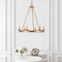 SAFAVIEH Joris 6 Light 26.25 Chandelier | Gold |