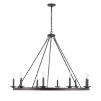 SAFAVIEH Telta 10 Light 46.5 Chandelier | Oil Rub Bronze |
