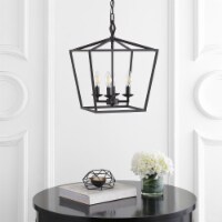 SAFAVIEH Rosalen 4 Light 14 Inch Pendant | Oil Rub Bronze |