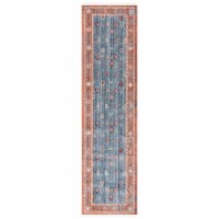 SAFAVIEH Kenitra Collection KRA696N Blue / Red Rug 2' 2  x 8'