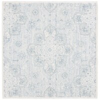 SAFAVIEH Abstract ABT958F Handmade Grey / Beige Rug 6' square