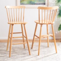 SAFAVIEH Galena Bar Stool Set of 2 Natural