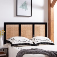 SAFAVIEH Vienna Cane Headboard Black / Natural Full