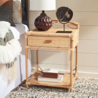 SAFAVIEH Bea 1-Drawer 1 Shelf Nightstand Natural