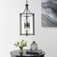 SAFAVIEH Messon Led 14 Inch Pendant | Chrome |