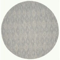 SAFAVIEH Outdoor CY8522-36811 Courtyard Grey / Grey Rug 4' round