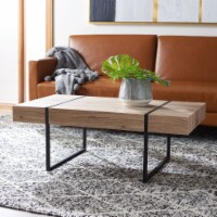 SAFAVIEH Tristan Rectangular Modern Coffee Table Natural