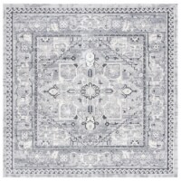 Safavieh ALH610A-7SQ 6 ft. -7 in. x 6 ft. -7 in. Alhambra 600 Polypropylene Square Rug - Crea