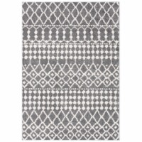 SAFAVIEH Mercer Collection MRE414F Grey / Cream Rug 4 X 6