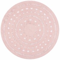 Safavieh CAP222U-7R 7 x 7 ft. Cape Cod Round Area Rug, Pink
