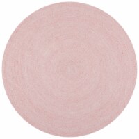 SAFAVIEH Cape Cod Collection CAP224U Handwoven Pink Rug 4' round