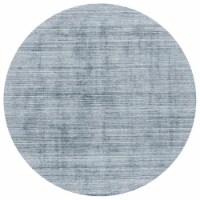 Safavieh MIR176F-6R Contemporary Round Mirage Indoor & Oudoor Rug, Grey - 6 x 6 ft.