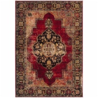 SAFAVIEH Vintage Hamadan VTH219A Red / Multi Rug 3' square