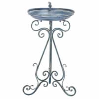 Safavieh PAT5024C Ashlan Bird Bath, Antique Blue