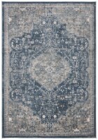 Safavieh Martha Stewart Prarie Oregon Classic Medallion Rug - Navy/Ivory Perspective: Main