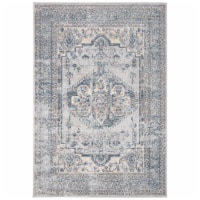 Martha Stewart Dacota Oregon Area Rug - Light Blue/Ivory Perspective: Main