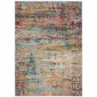 Safavieh MNC262M Monaco Teal / Orange 2' 2 x 4'