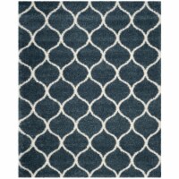 SAFAVIEH Hudson Shag SGH280L Slate Blue / Ivory Rug 11' x 15'