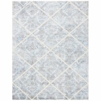 Safavieh ARR667M-5 5 x 8 ft. Artistry 600 Contemporary Rectangle Area Rug, Ivory & Blue