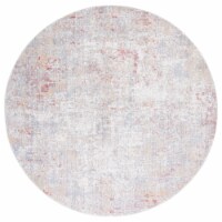SAFAVIEH Valencia Collection VAL405D Grey / Gold Rug 6' 10  round