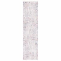 SAFAVIEH Valencia Collection VAL406G Grey / Blue Rug 2' x 8'