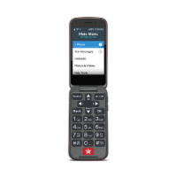 Jitterbug Flip2 Cell Phone for Seniors - Red