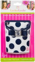 LockerLookz Dot Locker Storage Bin - Navy Perspective: Main