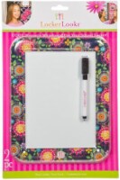 LockerLookz Navy Floral Locker Erase Board - Multi-Color Perspective: Main