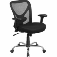Flash Furniture Mesh Computer & Desk Big & Tall Chair Black (GO-2032-GG) GO2032
