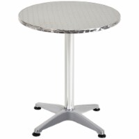 Morden Round Bar Table Convertible Bistro Pub Top Counter Aluminum Home Kitchen