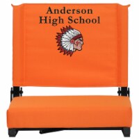 Flash Furniture XU-STA-OR-EMB-GG Embroidered Grandstand Comfort Seats by Flash with Ultra-Pad