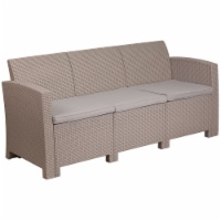 Flash Furniture Patio Lounge Sofa Light Gray (DADSF23)
