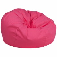Flash Furniture DG-BEAN-LARGE-SOLID-HTPK-GG Oversized Solid Hot Pink Bean Bag Chair