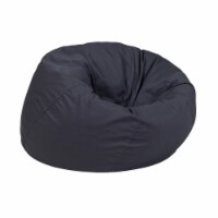 Flash Furniture DG-BEAN-SMALL-SOLID-GY-GG Small Solid Gray Kids Bean Bag Chair