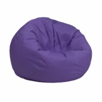 Flash Furniture DG-BEAN-SMALL-SOLID-PUR-GG Small Solid Purple Kids Bean Bag Chair