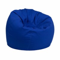 Flash Furniture DG-BEAN-SMALL-SOLID-ROYBL-GG Small Solid Royal Blue Kids Bean Bag Chair