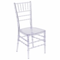 Flash Furniture Flash Elegance Crystal Stacking Chiavari Chair Ice Blue BHICECRYSTALBL