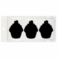 Wrapables Set of 30 Chalkboard Label Stickers  - 2.95  x 2.04  Cupcake
