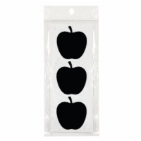 Wrapables Set of 30 Chalkboard Label Stickers  - 2.2  x 2  Apple