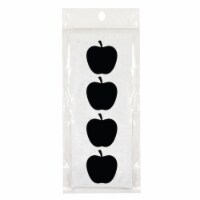 Wrapables Set of 32 Chalkboard Label Stickers - 1.6  x 1.5  Apple
