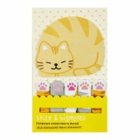 Wrapables Bookmark and Memo Sticky Notes, Kitten & Paws