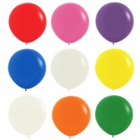 Wrapables 18 Inch Latex Balloons (10 Pack), Mix Color