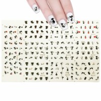 Wrapables Water Nail Transfer Slide Tattoos Nail Decals, Cats (11 Designs/220 Nail Tattoos)