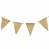 Wrapables Burlap Triangle Pennant Banner Party Decorations Party Decorations for Parties