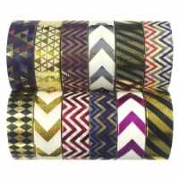 Wrapables  Washi Tapes Decorative Masking Tapes, Set of 12, ADSET67